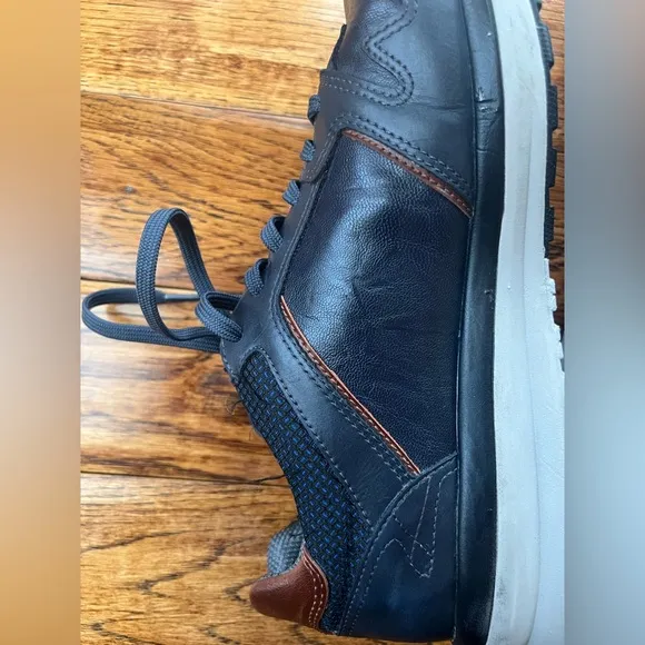 Mephisto Sneakers Men’s Leather Navy Brown Size 10