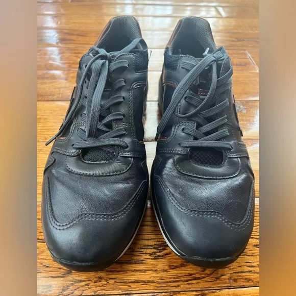 Mephisto Sneakers Men’s Leather Navy Brown Size 10