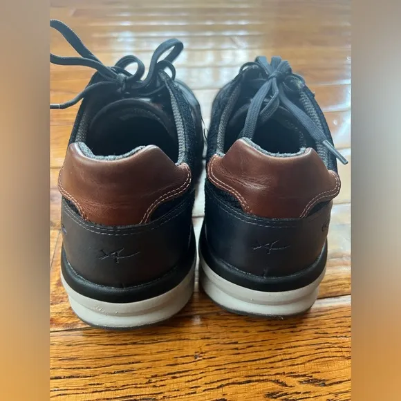 Mephisto Sneakers Men’s Leather Navy Brown Size 10