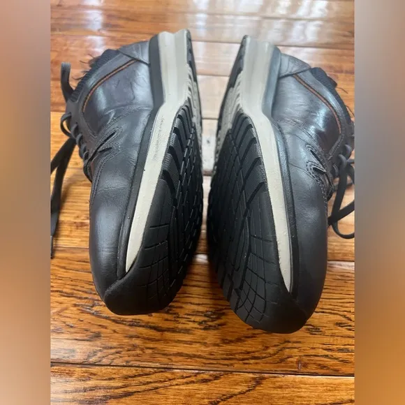 Mephisto Sneakers Men’s Leather Navy Brown Size 10