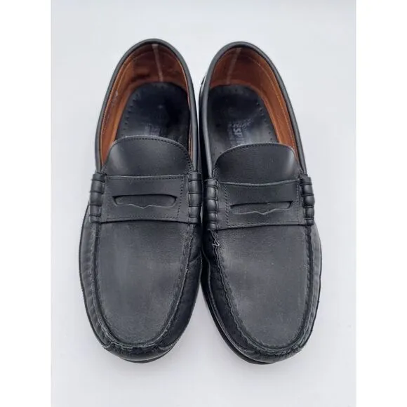 Mephisto Spinnaker Black Leather Penny Loafer Air-Relax Shoes Men's Sz 8.5 US‎