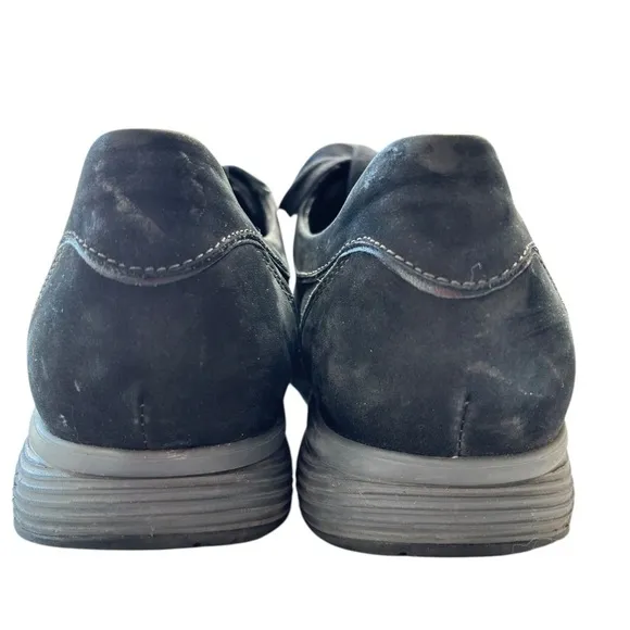 Mephisto Yael Runoff Air-Jet Orthopedic Comfort Shoe Sz 11 Black Leather Sneaker