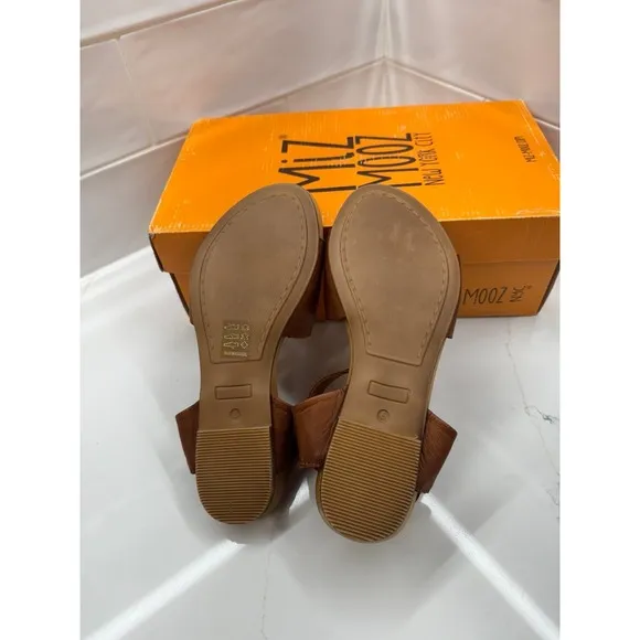 Mix mooz antony size 6 brown leather sandals