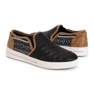 MUK LUKS Women's 8.5 Street Smart Sneaker Slip On Aztec Boho Casual Shoes
