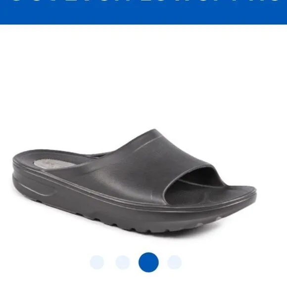 My Pillow Women's Slide Sandals Black Size 6 NWT in packaging