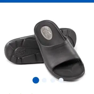 My Pillow Women's Slide Sandals Black Size 6 NWT in packaging