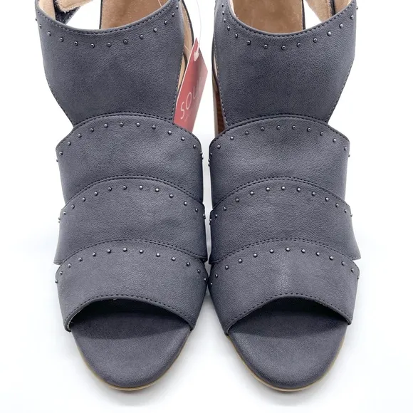 Naturalizer Soul Christina Denim Leather Sandals
