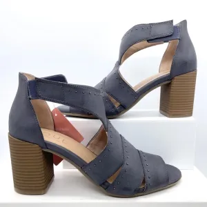 Naturalizer Soul Christina Denim Leather Sandals