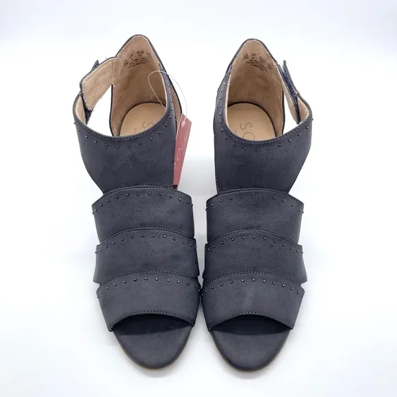 Naturalizer Soul Christina Denim Leather Sandals