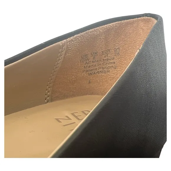 Naturalizer Womens Gray Karina Toe Block Heel Slip-On Leather Pumps Shoes, 10 W