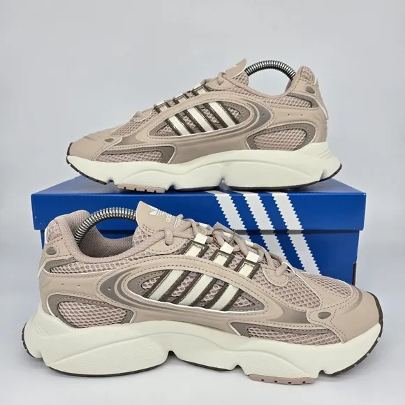New Adidas Originals Ozmillen Beige Wonder White Orchid Women's Shoes Size 10