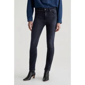 NEW AG JEANS mari straight jean in 8 year black salt