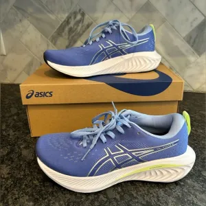NEW ASICS Gel Excite 10 Sneakers Women’s Size 6 Sapphire Blue Pure Silver Shoes