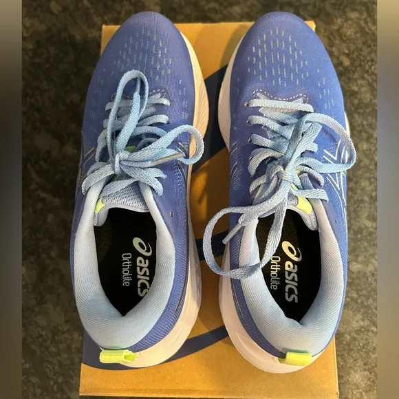NEW ASICS Gel Excite 10 Sneakers Women’s Size 6 Sapphire Blue Pure Silver Shoes