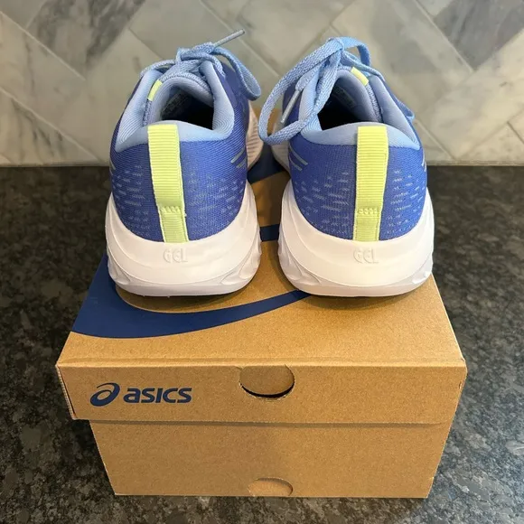 NEW ASICS Gel Excite 10 Sneakers Women’s Size 6 Sapphire Blue Pure Silver Shoes