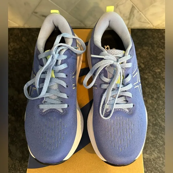 NEW ASICS Gel Excite 10 Sneakers Women’s Size 6 Sapphire Blue Pure Silver Shoes
