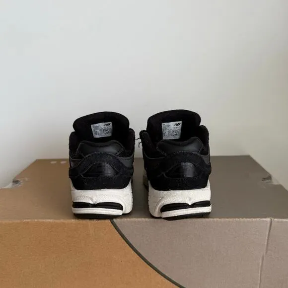 New Balance 2002 R Black/Grey Toddler Sneakers - SZ 8 C