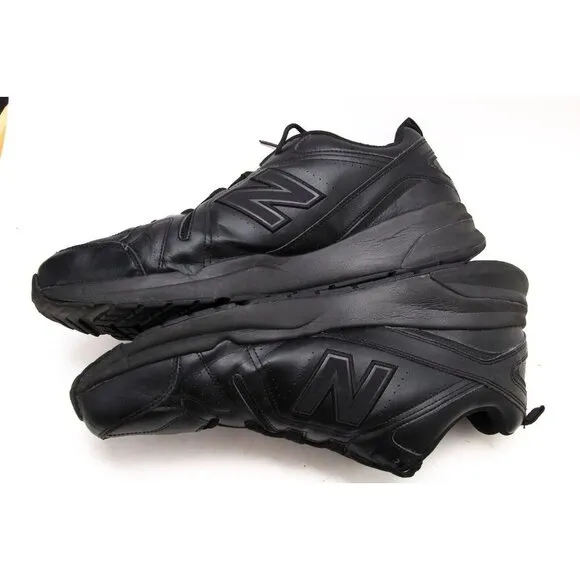 New Balance 608v5 Triple Black Sneakers Shoes Fitness Lace Up Hiking 15 D