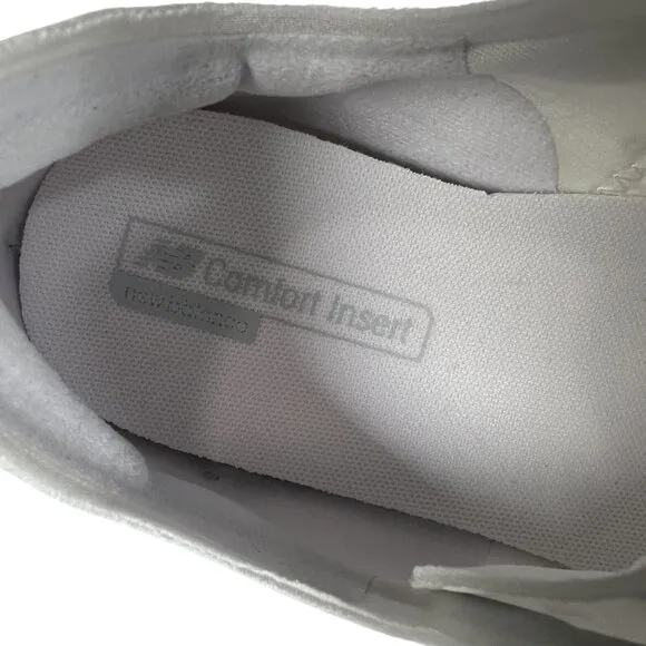 New Balance DynaSoft Pesu White Low Top Comfort Insert Running Shoes Size 9 Wide