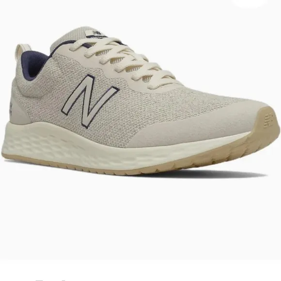 New Balance Mens Arishi v3 Fresh Foam Gray Dark Blue Running Shoe Size 8.5