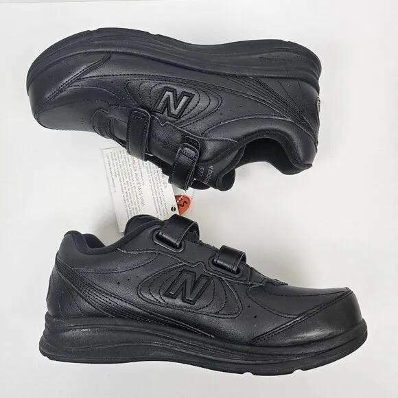 New Balance 577 Walking Tennis Shoes DSL-2 Black Women Size 7 1/2 D Wide NIB