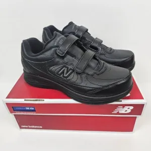 New Balance 577 Walking Tennis Shoes DSL-2 Black Women Size 7 1/2 D Wide NIB