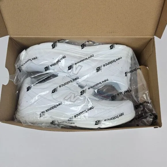 New Balance 577 Walking Tennis Shoes DSL-2 White Women Size 7 1/2 2E EE XWide