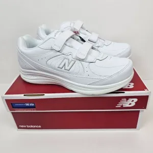 New Balance 577 Walking Tennis Shoes DSL-2 White Women Size 7 1/2 2E EE XWide