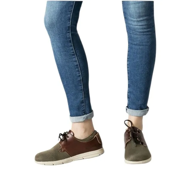 New! Birkenstock Minot Women's Leather &amp; Fabric /Textile Mud/Brown Shoes
