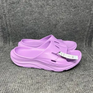 NEW Hoka One One Ora Recovery Slide 3 Violet Bloom Purple Sandals Men’s 12