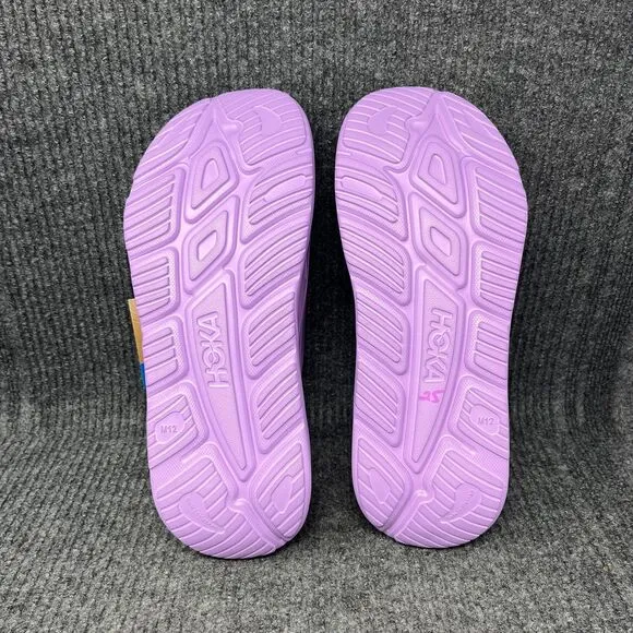 NEW Hoka One One Ora Recovery Slide 3 Violet Bloom Purple Sandals Men’s 12