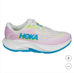 New! HOKA Women's Running Shoes Rincon 4 Shoes - Frost/Pink Select Size NWT NIB!