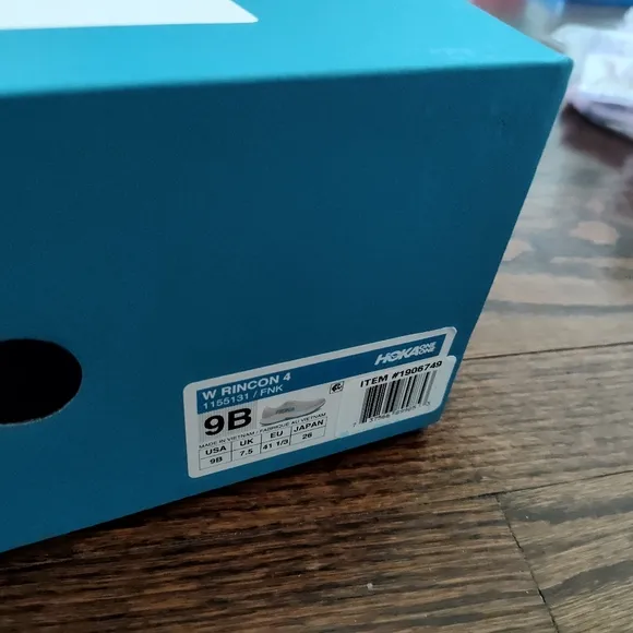 New! HOKA Women's Running Shoes Rincon 4 Shoes - Frost/Pink Select Size NWT NIB!