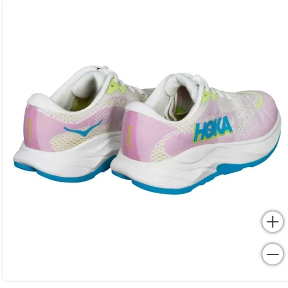New! HOKA Women's Running Shoes Rincon 4 Shoes - Frost/Pink Select Size NWT NIB!