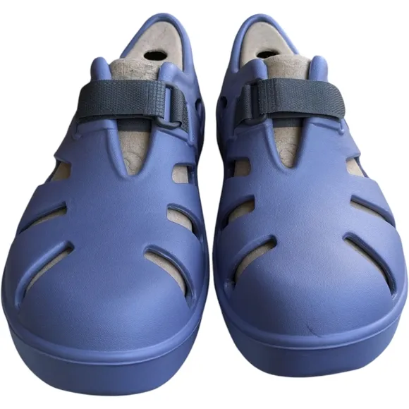 NEW Oofos Oocandoo Recovery Fisherman Water Sandals Womens 12 Mens 10 Blue Strap