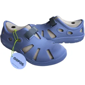 NEW Oofos Oocandoo Recovery Fisherman Water Sandals Womens 12 Mens 10 Blue Strap