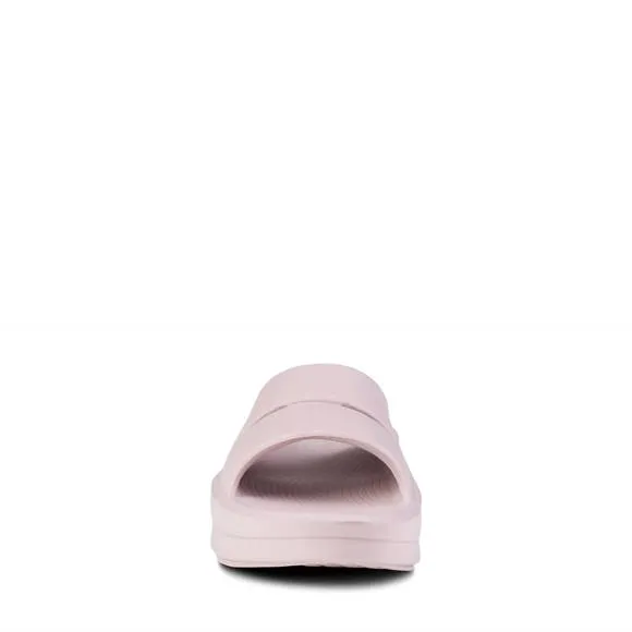 NEW OOFOS women's oomega ooahh sandal in stardust