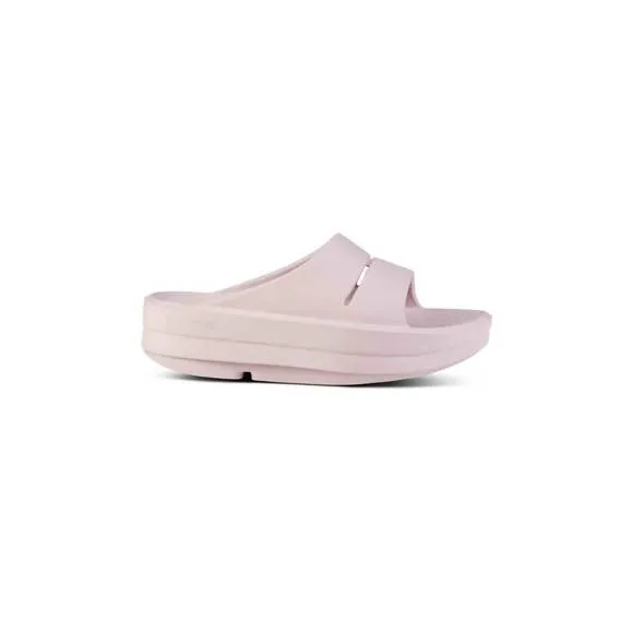 NEW OOFOS women's oomega ooahh slide in stardust