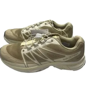 NEW SOLOMON XT Wings 2 Low Top Mens Size 8 Comfort Sneaker White Tan Cream
