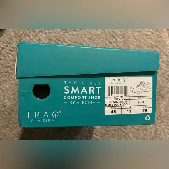 NEW Traq by Alegria “Old Sqool” Mens 11 professional athletic smart shoes Sz 45