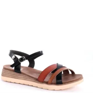 NEW XTI women's strappy comfort sandals in multicolor