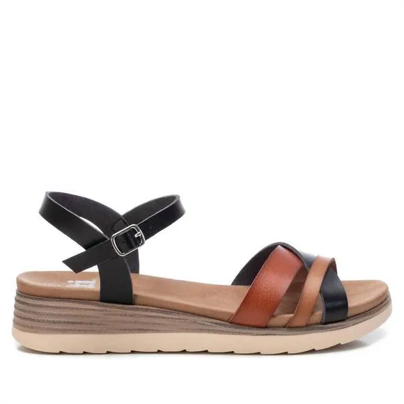 NEW XTI women's strappy comfort sandals in multicolor