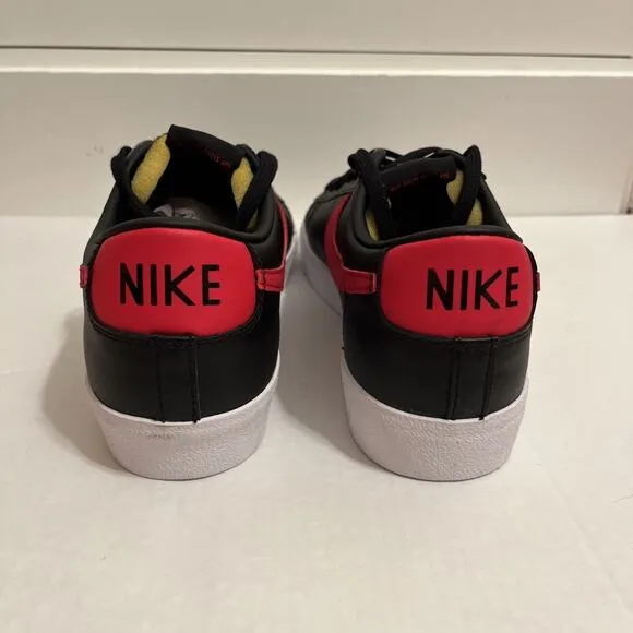NIB Nike Blazer Low '77 Vintage Shoes Men's 11.5 Black University Red DA6364-002