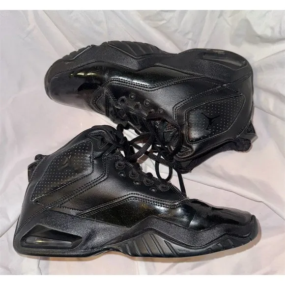 Nike Air Jordan B'Loyal GS Triple Black High Top Sneakers 5.5Y