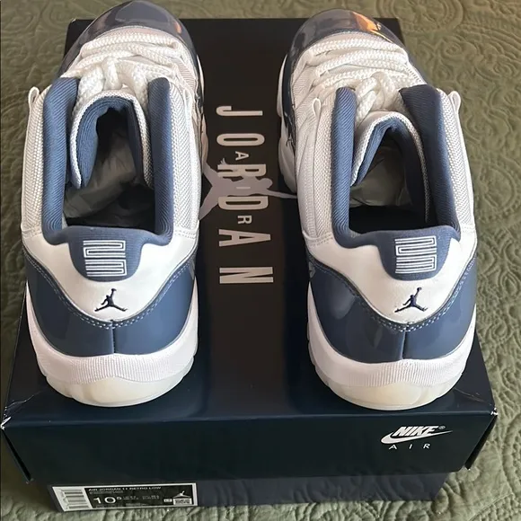 Nike Air Jordan Men's Shoes - White and Blue Brand New!!Air Jordan 11 retro low