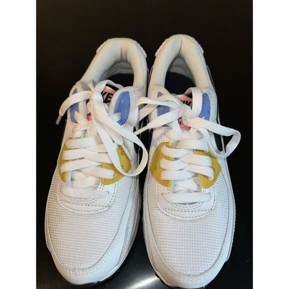 NIKE AIR MAX 90 White/Black PURE PLATINUM  Women’s 6 CZ3950-100 Brand New!