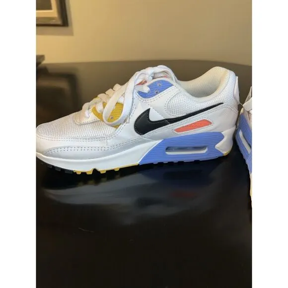 NIKE AIR MAX 90 White/Black PURE PLATINUM  Women’s 6 CZ3950-100 Brand New!