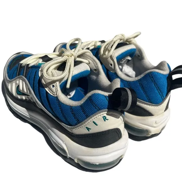 Nike air max 98 Blue Nebula radiant emerald women’s size 7.5 white/blue shoes