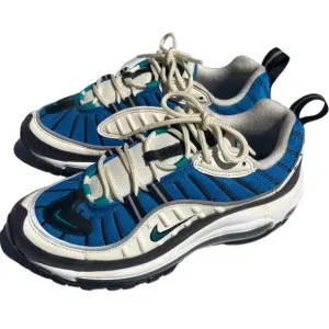 Nike air max 98 Blue Nebula radiant emerald women’s size 7.5 white/blue shoes