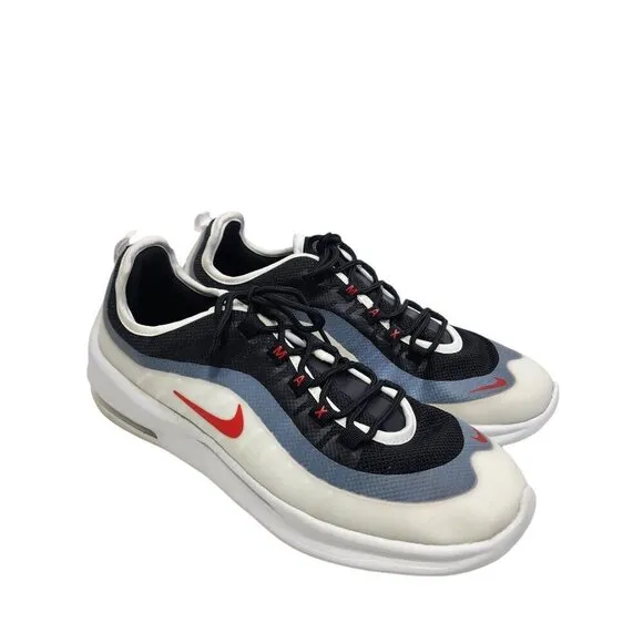 Nike Air Max Axis‎ Sport Red Shoes Men's Size 10 White